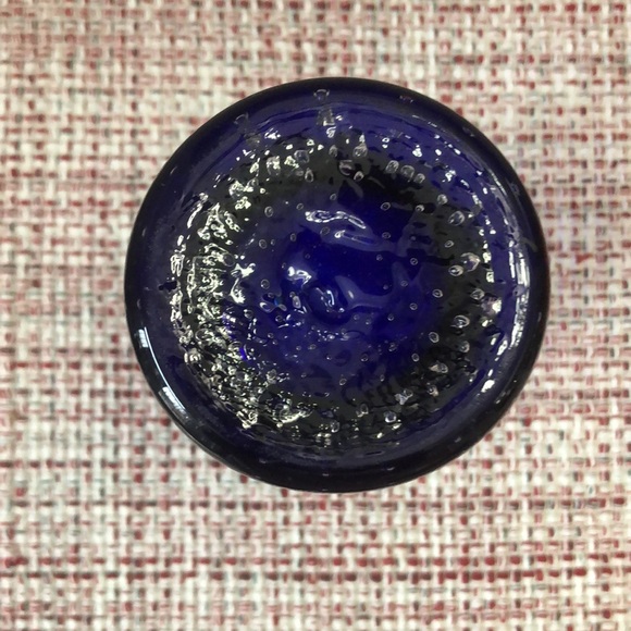 Cobalt Blue glass 9” vase is EUC. - Picture 6 of 7